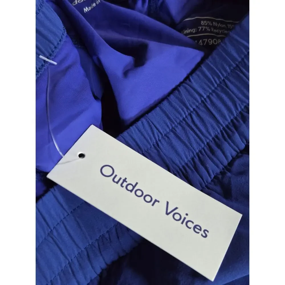 Outdoor Voices Lightspeed 3” Pace Skort Size Medium Blue NWOT - Picture 4 of 7